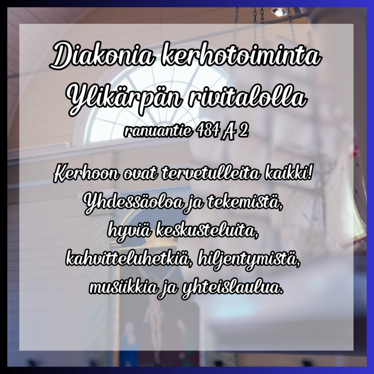 Diakoniakerho Ylikärppä
